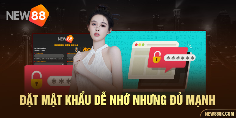 Đặt mật khẩu dễ nhớ nhưng đủ mạnh